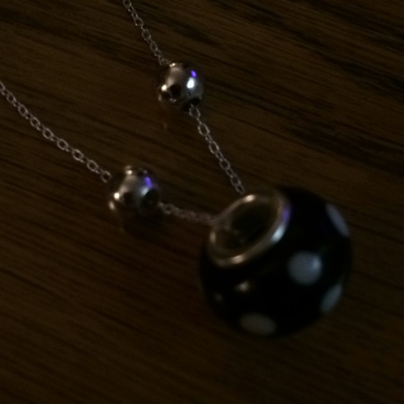 Murano Style Glass Bead Necklace & Earrings Set - Picture 7 of 8